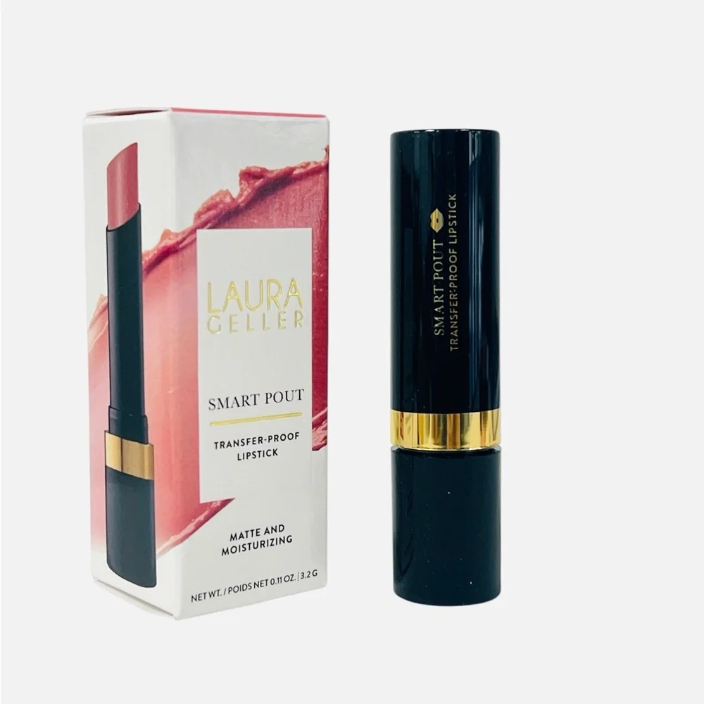Laura Geller Smart Pout Transfer-Proof Lipstick Matte “Brilliant”